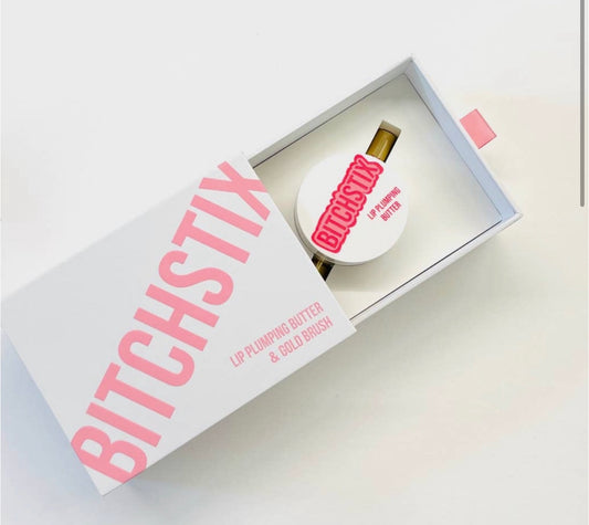 Gift Duo: Lip Plumper and BITCHSTIX Gold Lip Brush Set