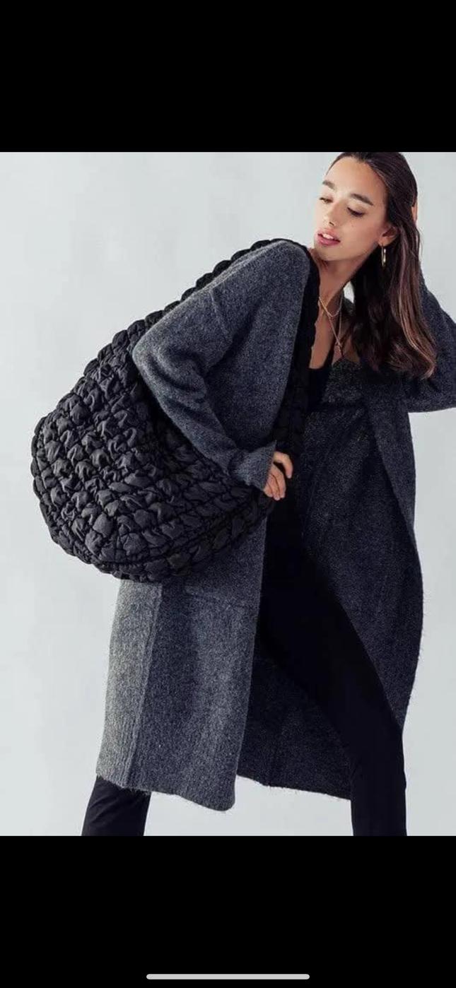 Kate puff quilted shoulder bag