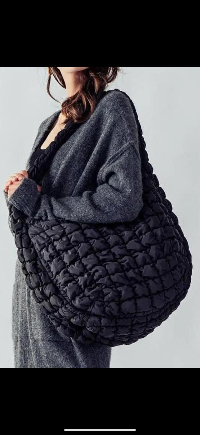 Kate puff quilted shoulder bag