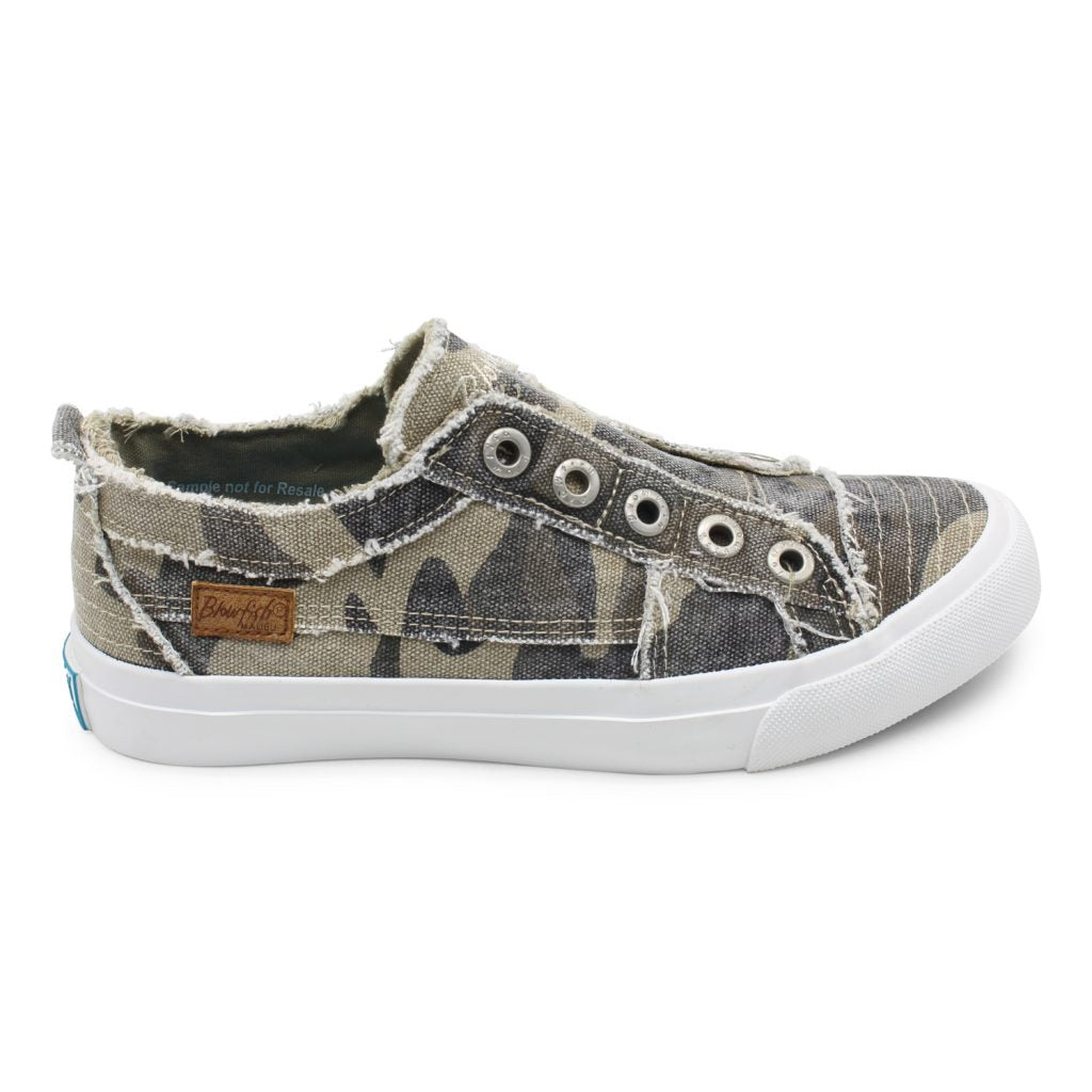 Play Sneakers- Natural Camouflage Canvas