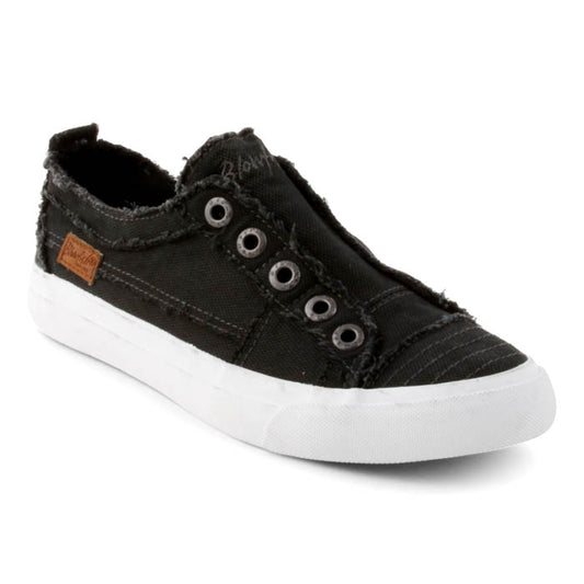 Play Sneakers- Black Smoked Canvas