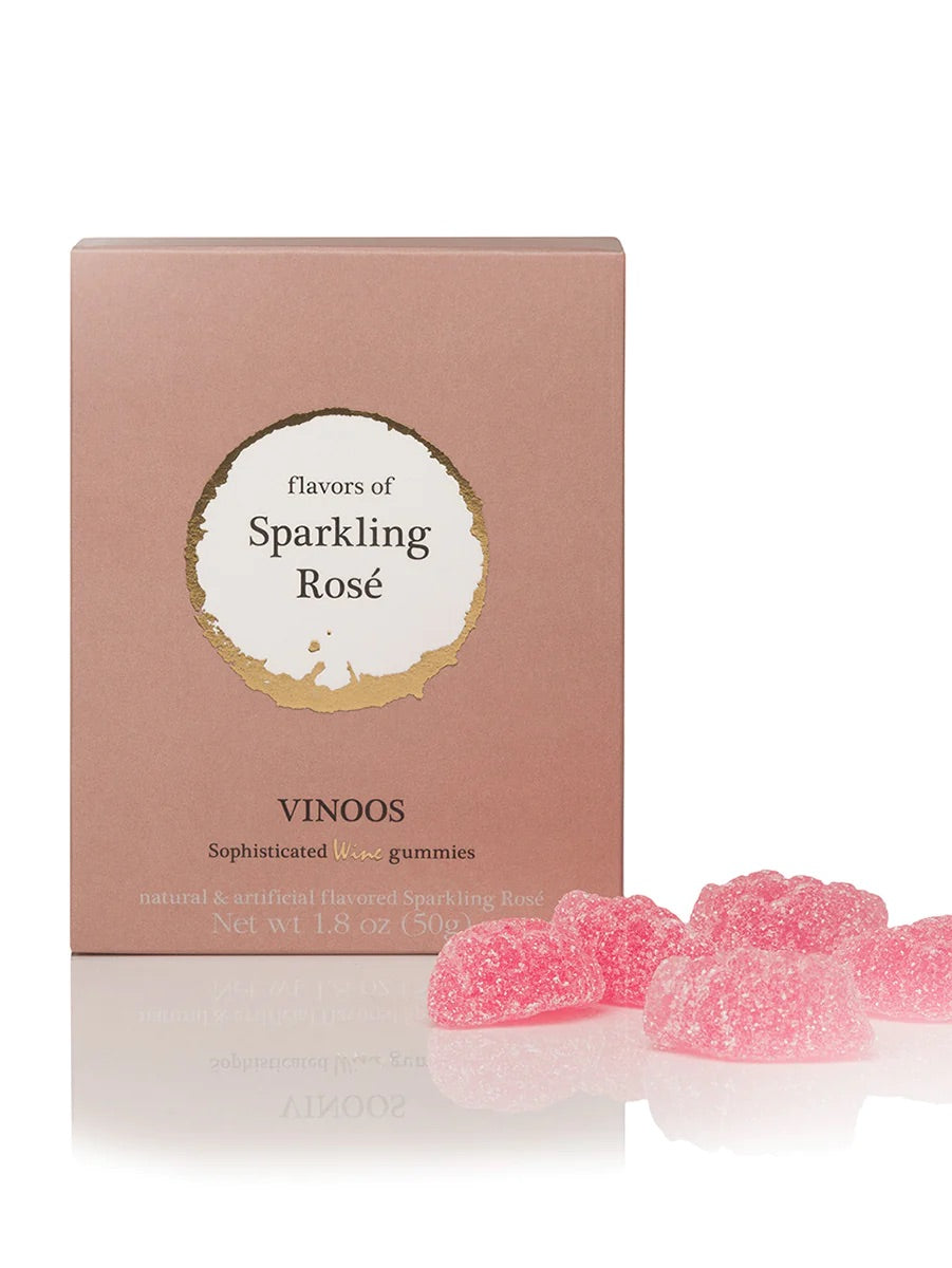 Flavors of Sparkling Rose Sophisticated Wine Gummies
